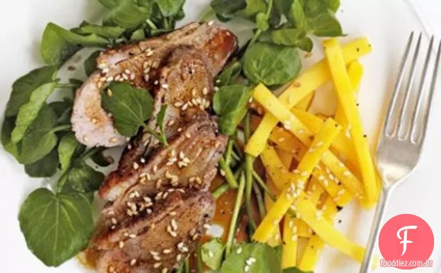Salada De Agrião, Manga E Pato