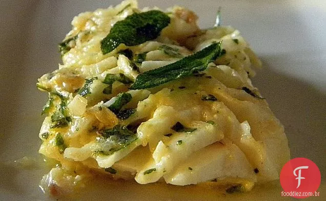 Bacalhau Com Sálvia Alho Manteiga