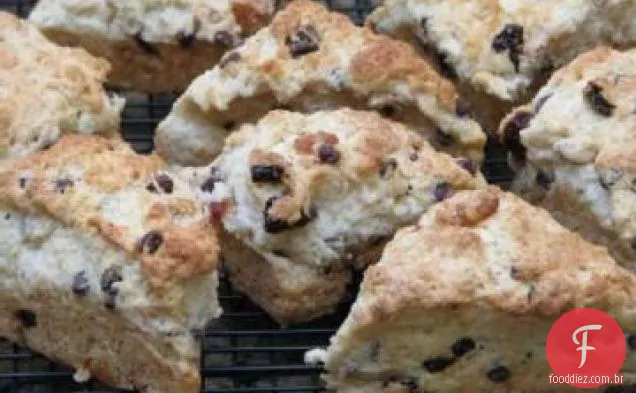 Chocolate Chip-Toffee Scones