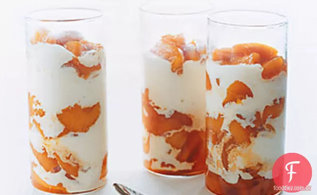 Parfaits De Pêssego Cristalizado