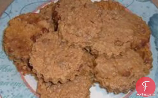 Biscoitos De Aveia Com Chocolate Gostoso