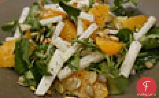 Salada de laranja, Jícama e agrião