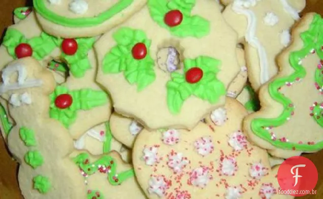 Férias de Elaine cortar biscoitos de açúcar-Natal