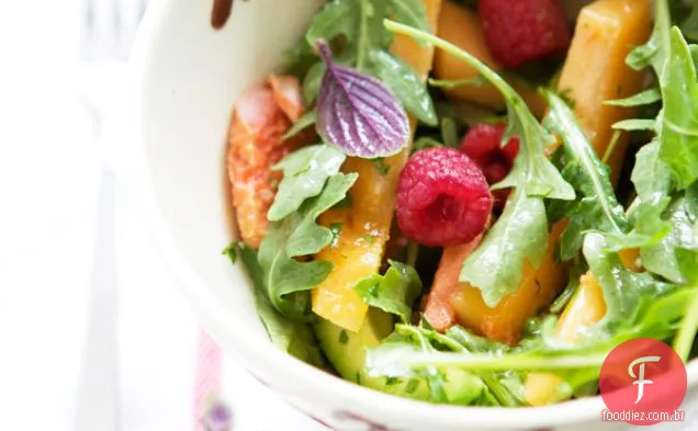 Salada De Melão, Frango E Abacate