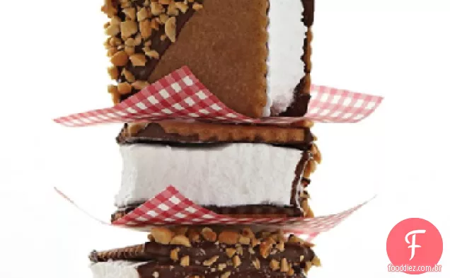 Bolachas de canela e açúcar Graham