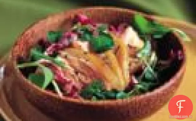 Peito De Pato Com Radicchio E Verdes Amargos