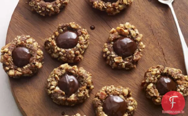 Chocolate Thumbprint Cookies Receita