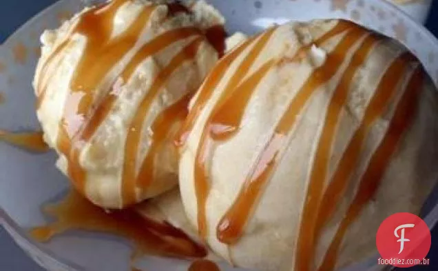 Sorvete De Caramelo Queimado