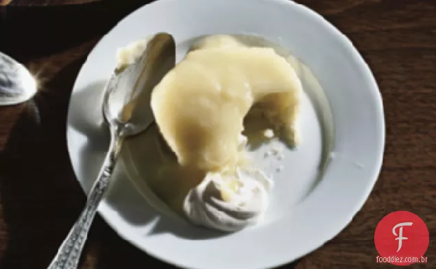 Meyer Lemon Custard Cakes
