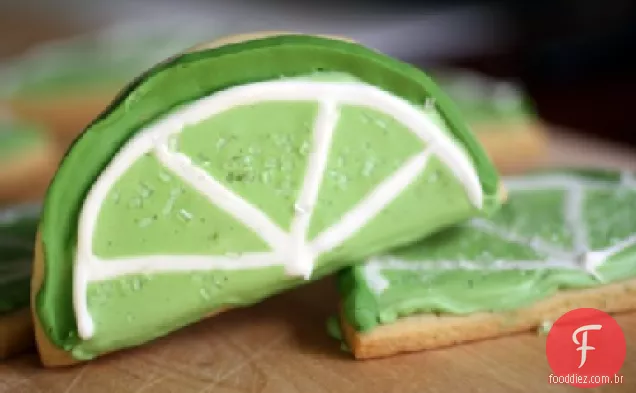 Biscoitos de açúcar de limão