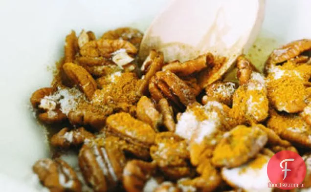 Nozes-Pecãs Com Curry Açucarado