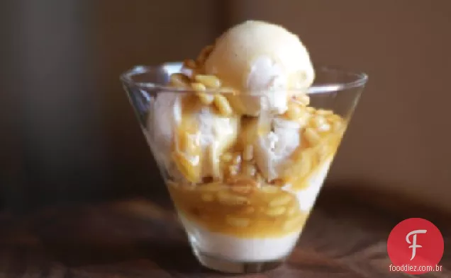 Pinhão-Molho De Caramelo Laranja