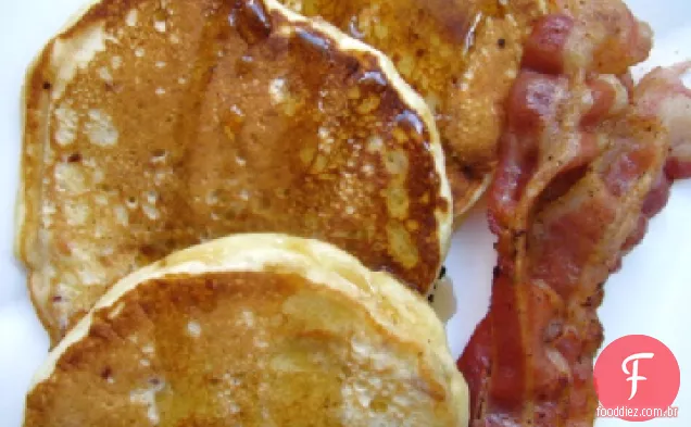 Panquecas De Bacon De Bordo