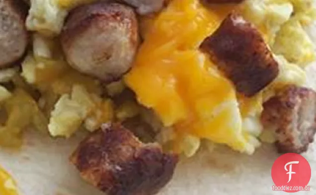 Delicioso Café Da Manhã Burritos