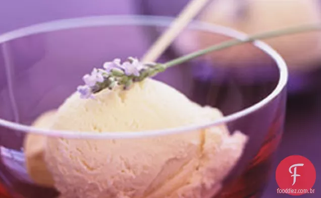 Sorvete De Lavanda Com Mel
