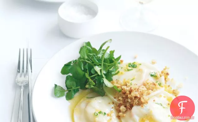 Ravioli De Lagosta Com Manteiga De Rábano