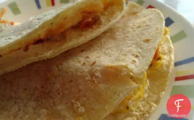 Bacon, ovo e queijo Quesadillas