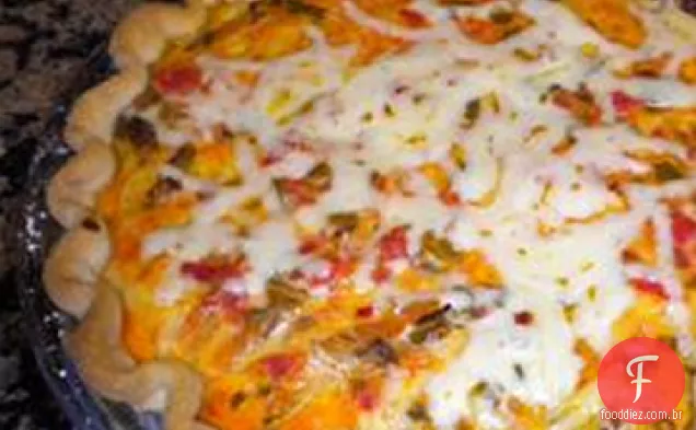 Salsa Sausage Quiche