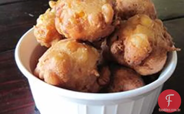 Beignets de presunto e milho
