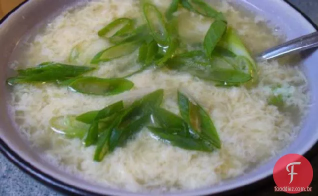 Sopa Fácil Da Gota Do Ovo