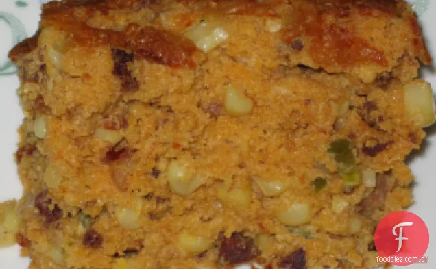 Pão de milho chileno e chouriço