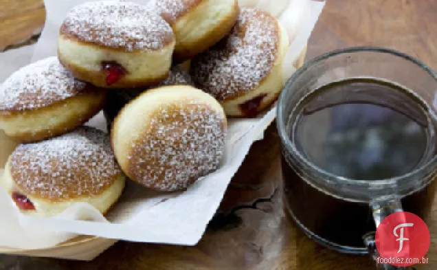 Sufganiyot (Rosquinhas Gelatinosas Israelenses)