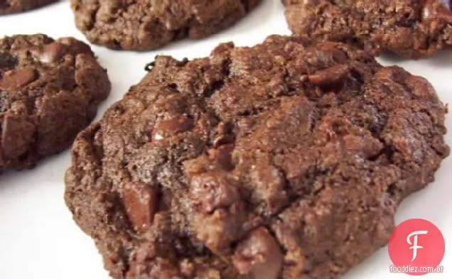 Biscoitos De Chocolate Em Borracha