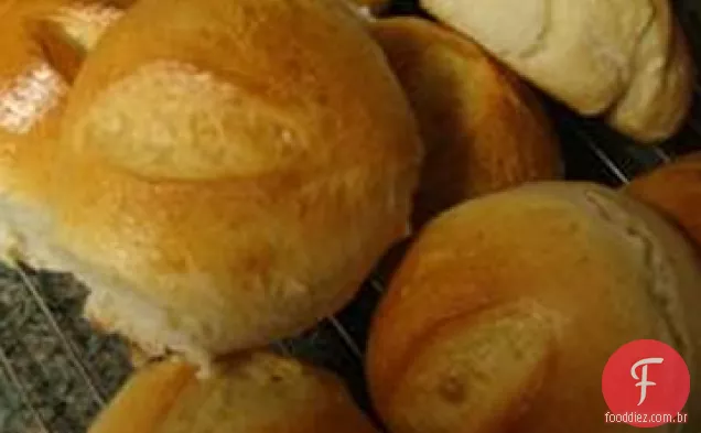 Pão de fermento simples e simples