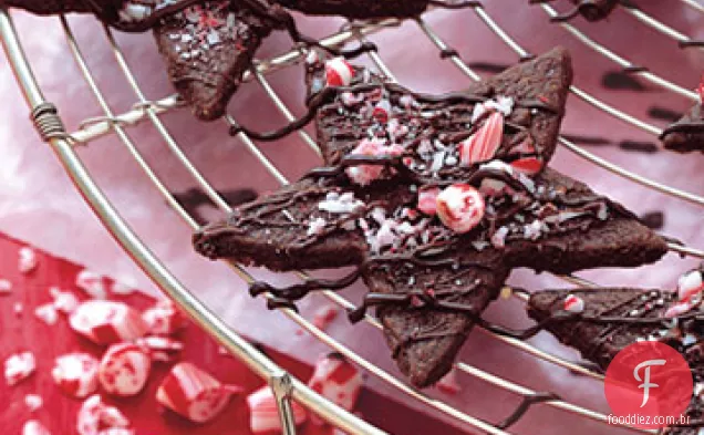 Chocolate Peppermint Stars