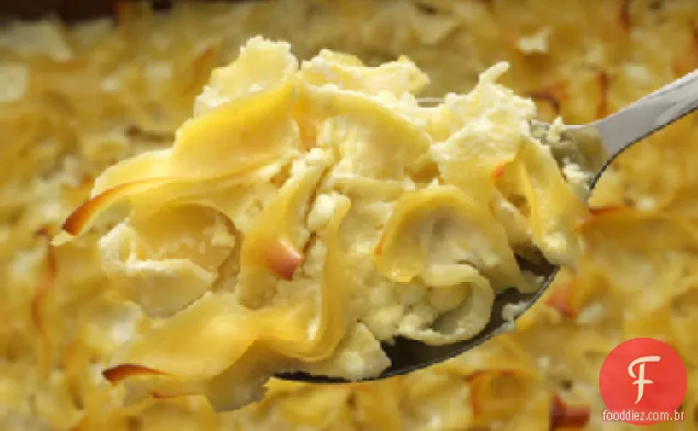 Receita de luchen Kugel do Bubbe