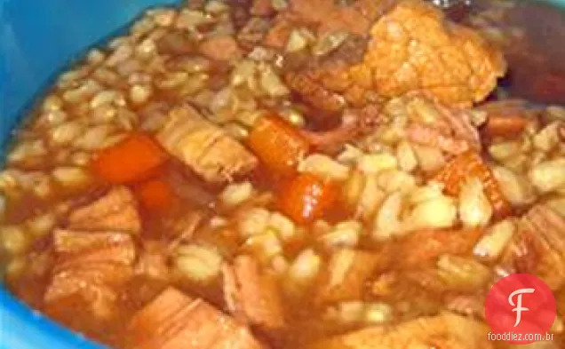 Sopa de carne e cevada II