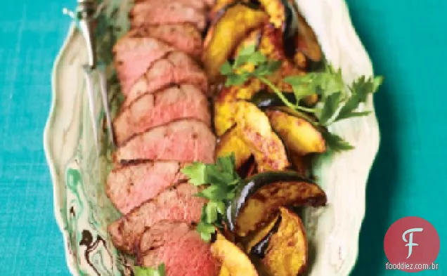 Lombo De Carne Com Crosta De Pimenta