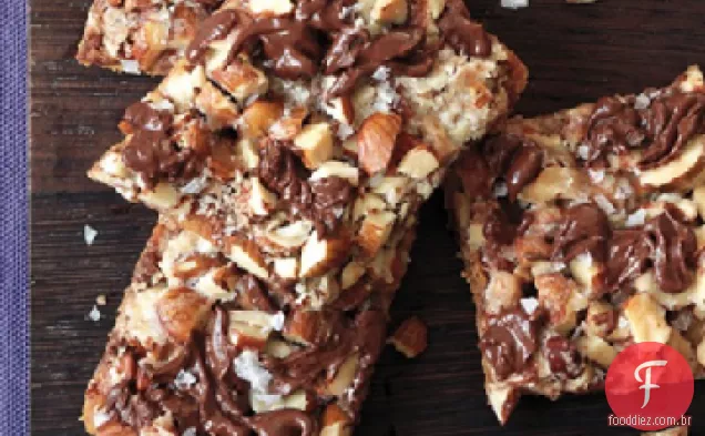 Toffee Salgado-Quadrados De Chocolate