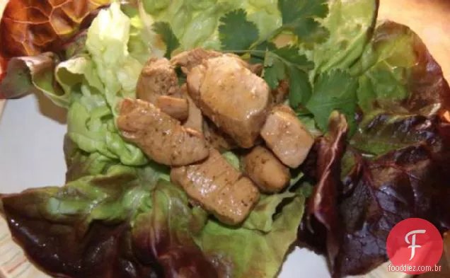 Salada De Frango Com Coentro E Limão