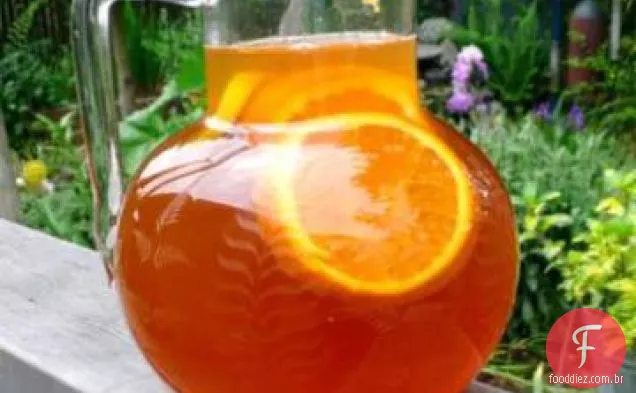 Rooibos congelados e chá de frutas da Floresta