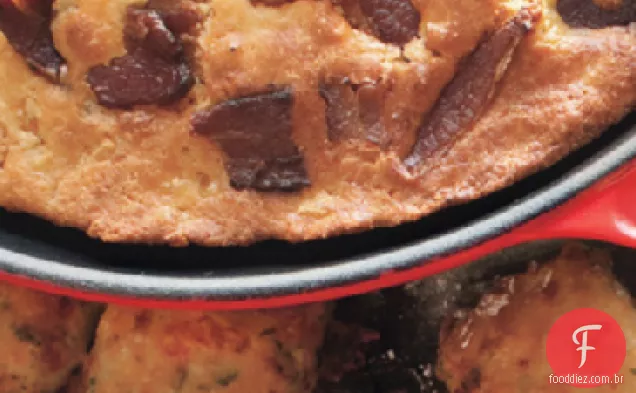 Pão de milho com crosta de Bacon