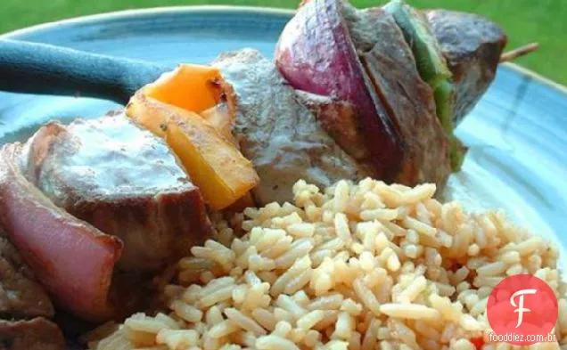 Kebabs De Bife De Mel