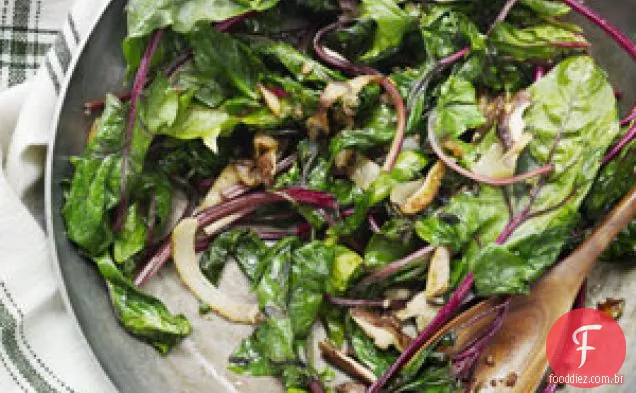 Gingered Dandelion Greens