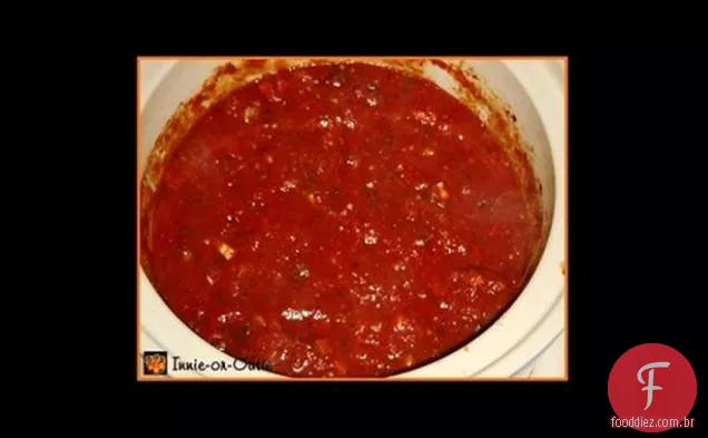 Molho De Tomate Crock Pot