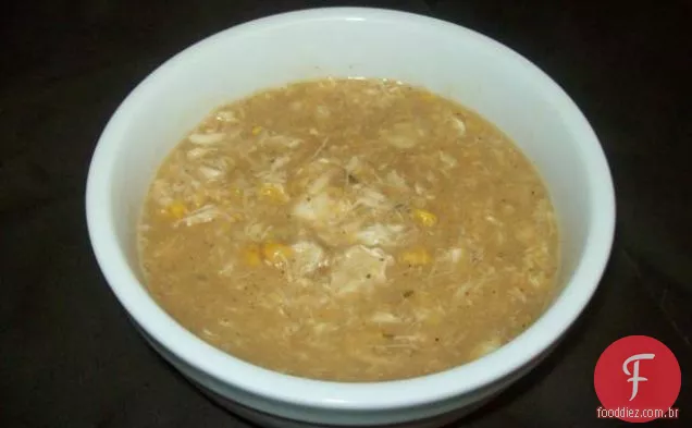 Sopa fácil de Carne De Caranguejo e milho