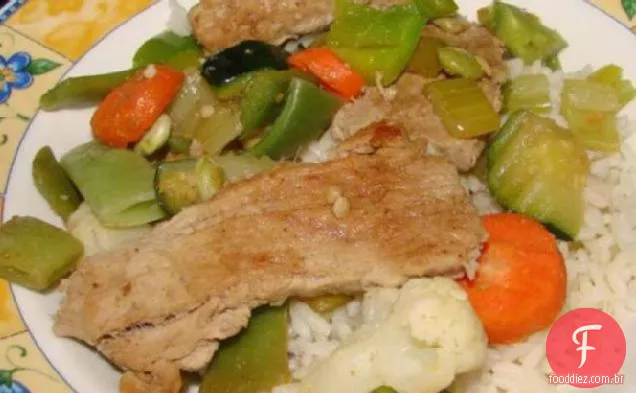 Fritar Carne De Porco Saborosa