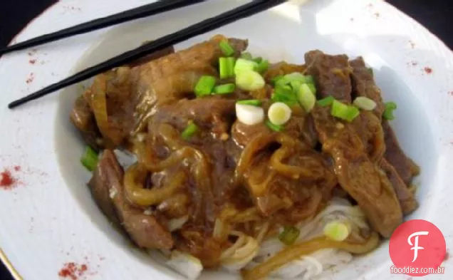 Ga Lei se Dik (bife Chinês em molho de Curry)