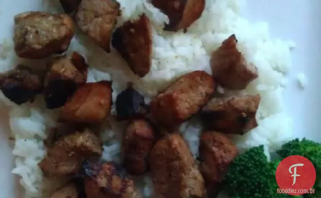 Estilo Asiático Churrasco Lombo De Porco Lombo Costeletas