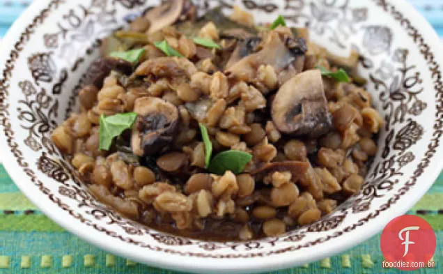 Pilaf De Cevada De Cogumelo Rápido Ww