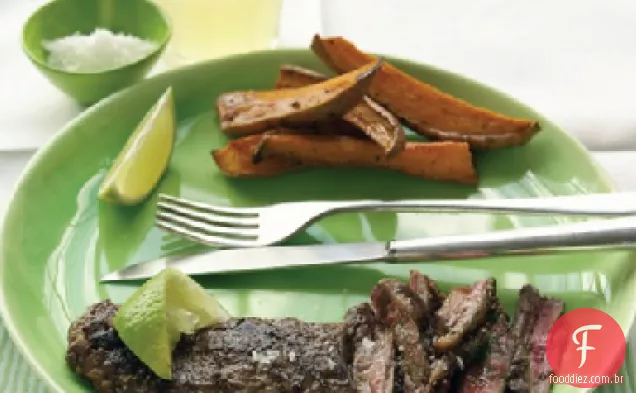 Bife De Saia Marinado Com Limão