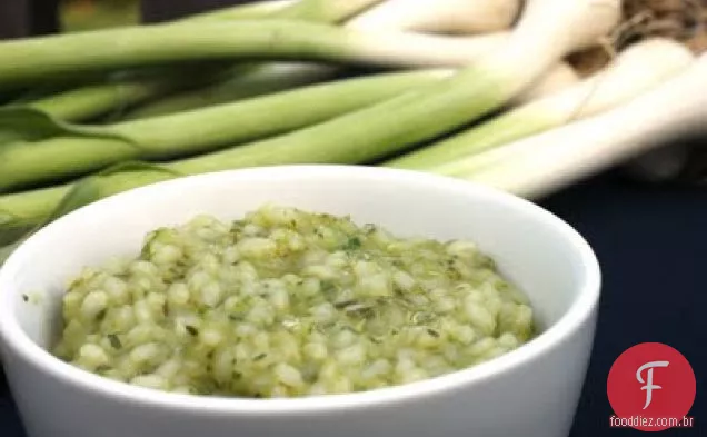 Risoto De Alho Verde
