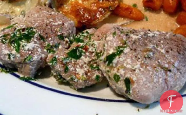 Lombo De Porco Com Molho De Ervas