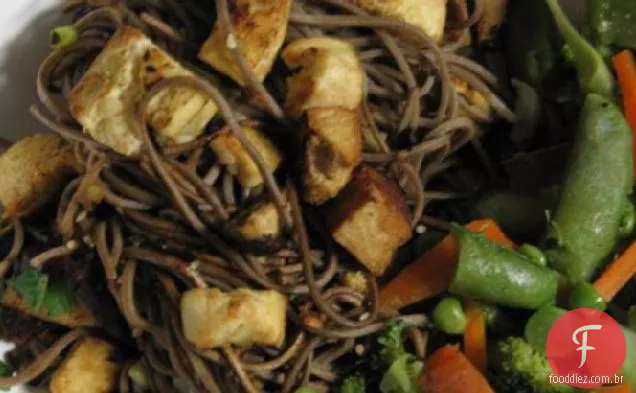 Frite Soba Rápido Com Tofu