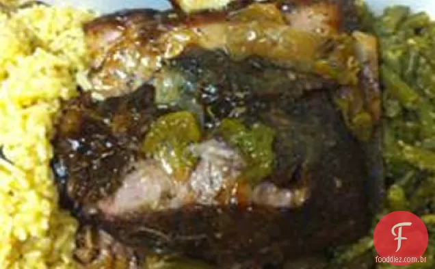 Erva Esfregou Carne De Porco