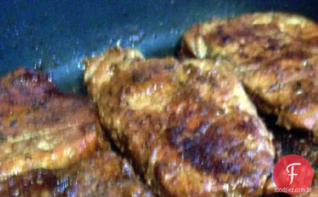 Costeletas De Porco Com Molho De Soja E Laranja